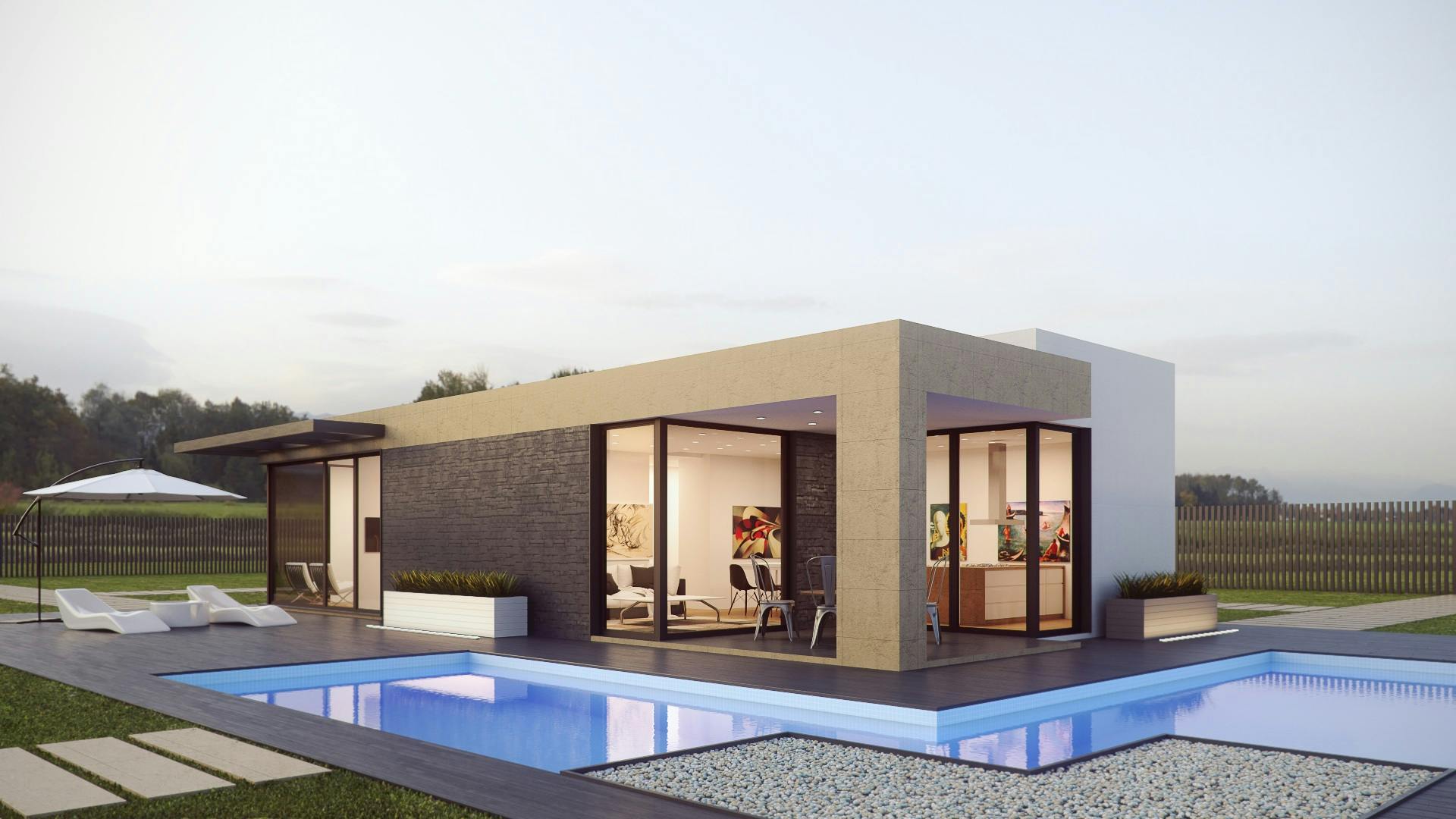 Beachfront properties with ocean views